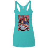 T-Shirts Tahiti Blue / X-Small Evil Flakes Women's Triblend Racerback Tank