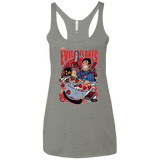 Evil Flakes Women's Triblend Racerback Tank