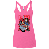 T-Shirts Vintage Pink / X-Small Evil Flakes Women's Triblend Racerback Tank