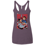 T-Shirts Vintage Purple / X-Small Evil Flakes Women's Triblend Racerback Tank