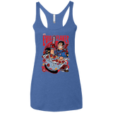 Evil Flakes Women's Triblend Racerback Tank