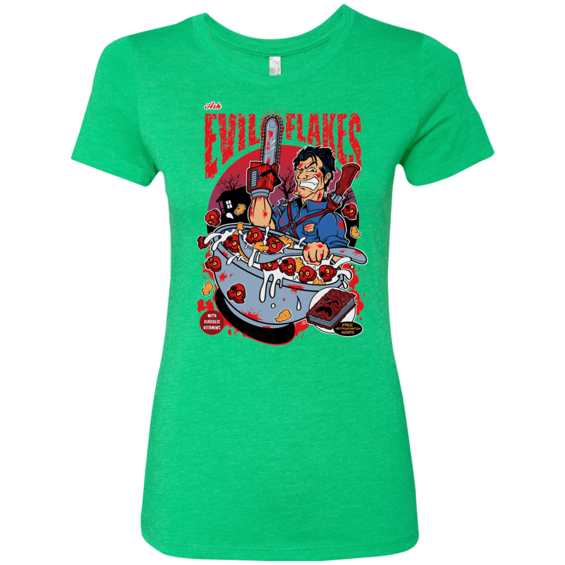 Evil Flakes Women's Triblend T-Shirt