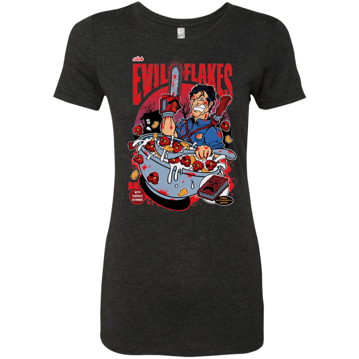 Evil Flakes Women's Triblend T-Shirt