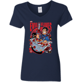 Evil Flakes Women's V-Neck T-Shirt