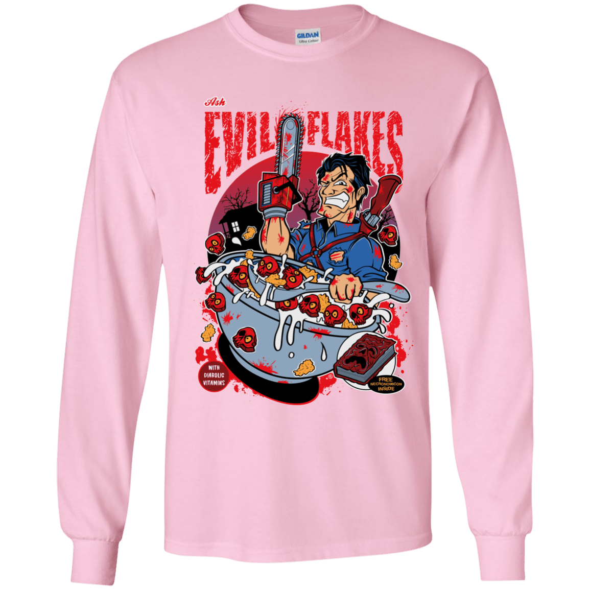 Evil Flakes Youth Long Sleeve T-Shirt