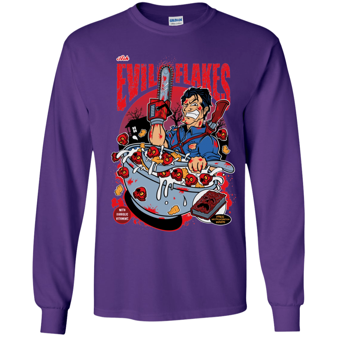 Evil Flakes Youth Long Sleeve T-Shirt