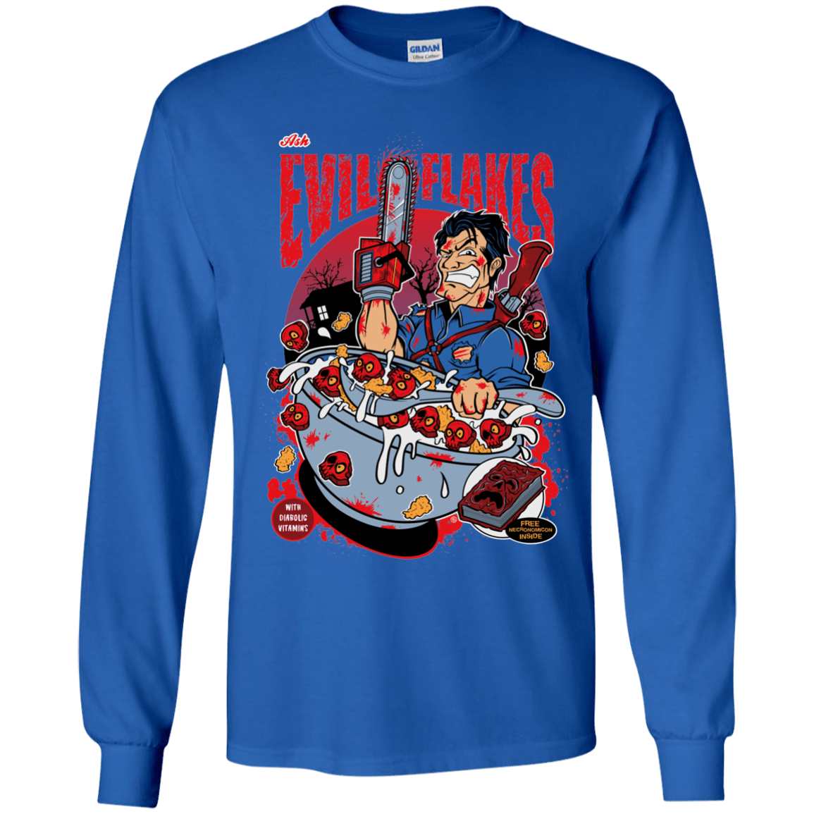 Evil Flakes Youth Long Sleeve T-Shirt