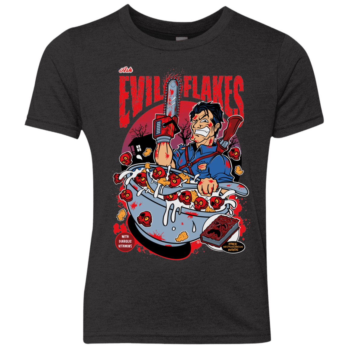 Evil Flakes Youth Triblend T-Shirt