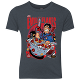 T-Shirts Vintage Navy / YXS Evil Flakes Youth Triblend T-Shirt