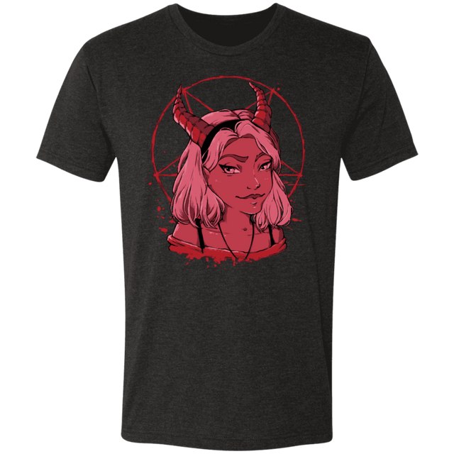 T-Shirts Vintage Black / S Evil Girl Men's Triblend T-Shirt