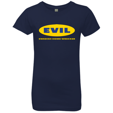 T-Shirts Midnight Navy / YXS EVIL Home Wrecker Girls Premium T-Shirt