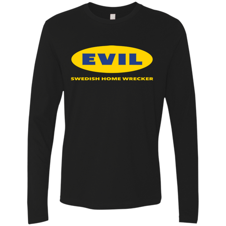 T-Shirts Black / Small EVIL Home Wrecker Men's Premium Long Sleeve