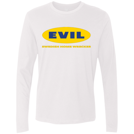 T-Shirts White / Small EVIL Home Wrecker Men's Premium Long Sleeve