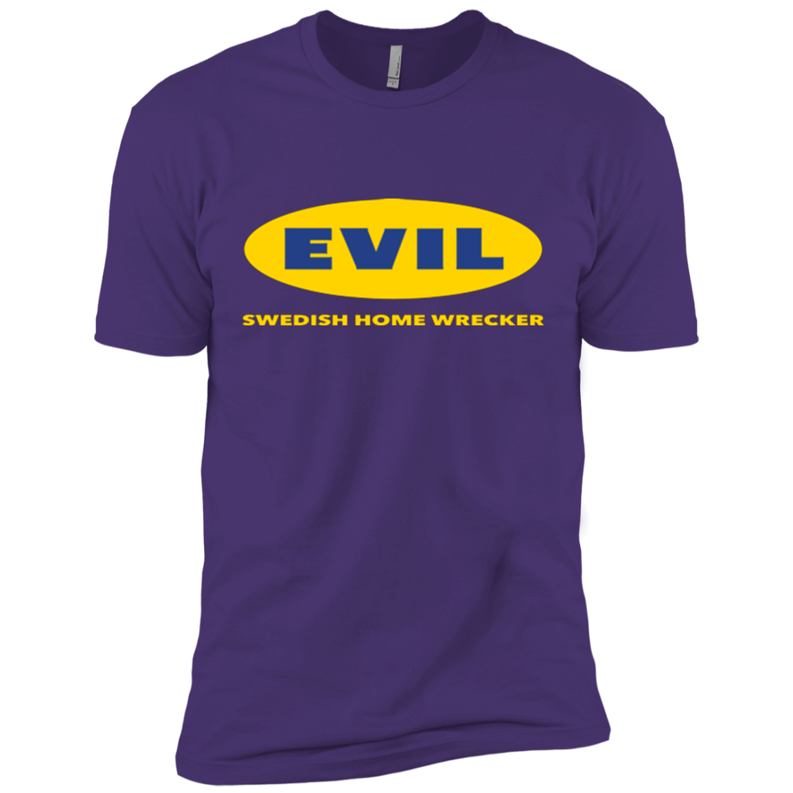 T-Shirts Purple / X-Small EVIL Home Wrecker Men's Premium T-Shirt