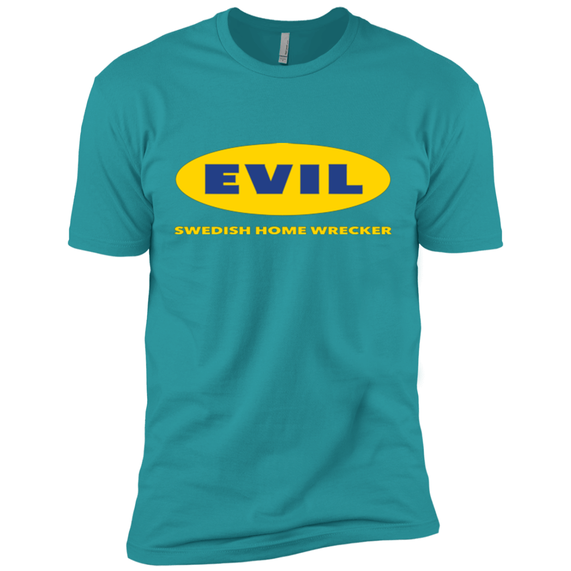 T-Shirts Tahiti Blue / X-Small EVIL Home Wrecker Men's Premium T-Shirt