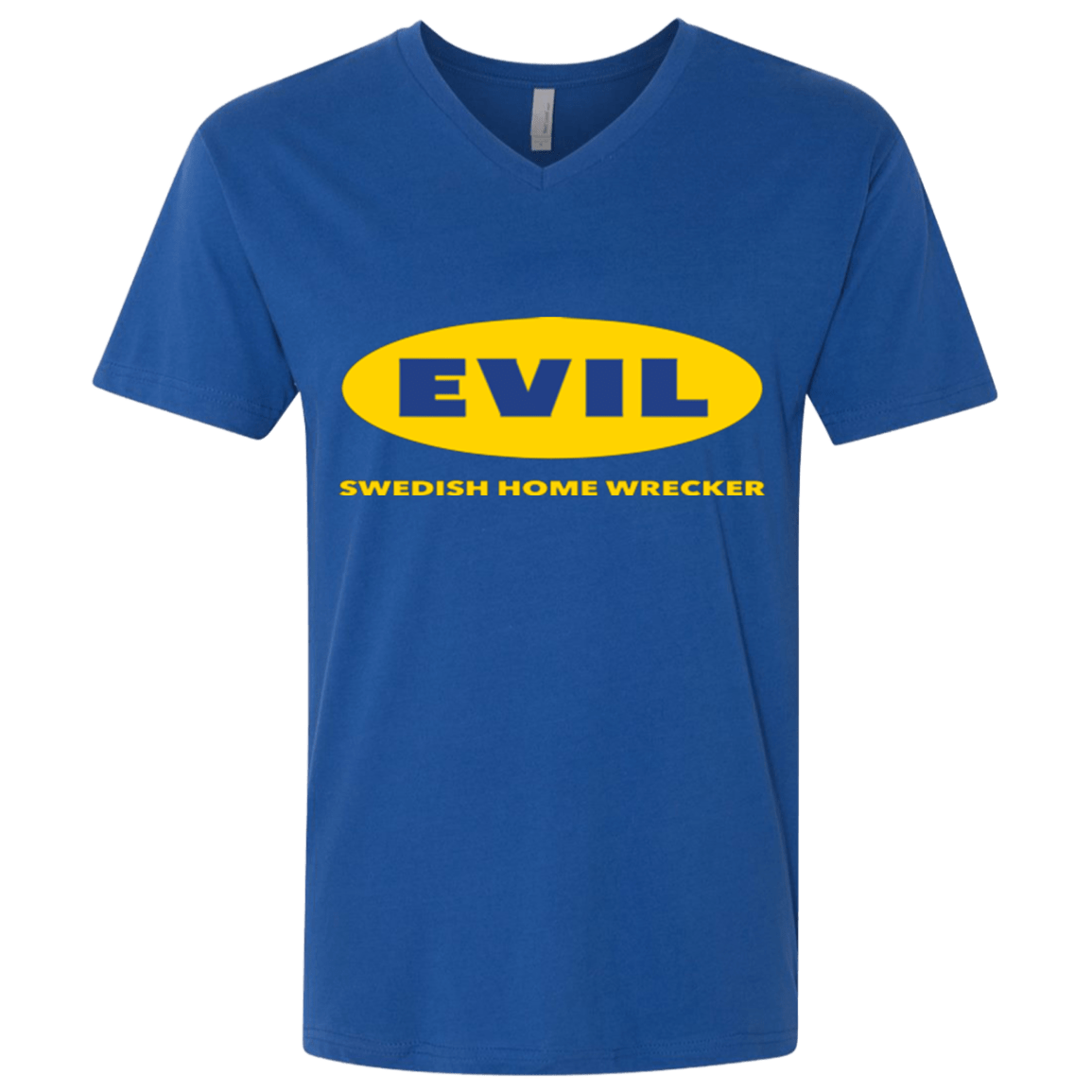 T-Shirts Royal / X-Small EVIL Home Wrecker Men's Premium V-Neck