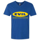 T-Shirts Royal / X-Small EVIL Home Wrecker Men's Premium V-Neck