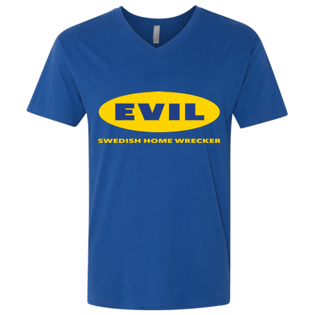 T-Shirts Royal / X-Small EVIL Home Wrecker Men's Premium V-Neck