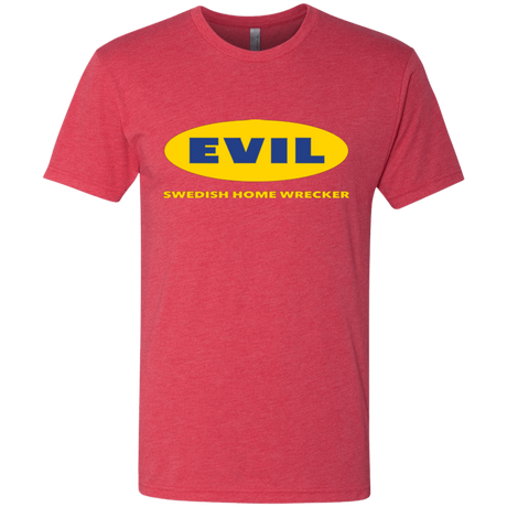 T-Shirts Vintage Red / Small EVIL Home Wrecker Men's Triblend T-Shirt