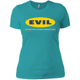 T-Shirts Tahiti Blue / X-Small EVIL Home Wrecker Women's Premium T-Shirt