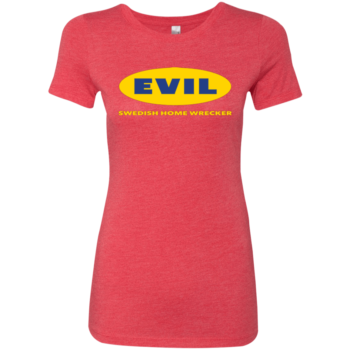 T-Shirts Vintage Red / Small EVIL Home Wrecker Women's Triblend T-Shirt