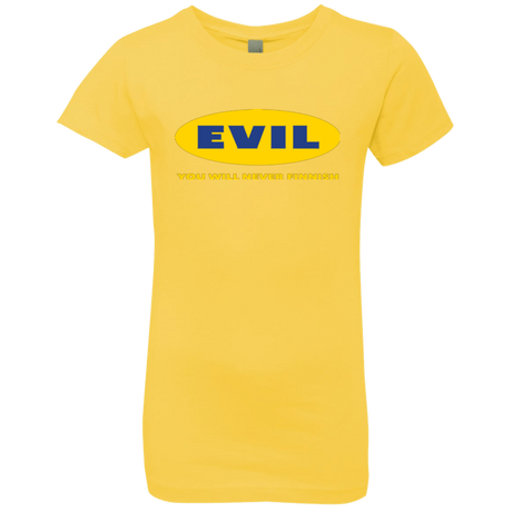 T-Shirts Vibrant Yellow / YXS EVIL Never Finnish Girls Premium T-Shirt