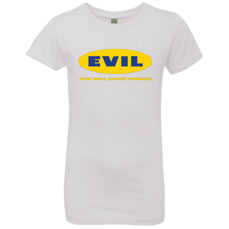 T-Shirts White / YXS EVIL Never Finnish Girls Premium T-Shirt