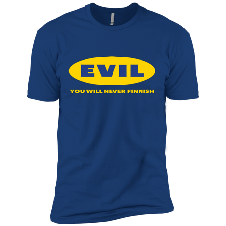 T-Shirts Royal / X-Small EVIL Never Finnish Men's Premium T-Shirt