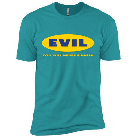 T-Shirts Tahiti Blue / X-Small EVIL Never Finnish Men's Premium T-Shirt