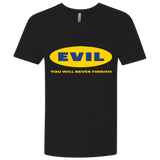 T-Shirts Black / X-Small EVIL Never Finnish Men's Premium V-Neck