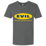 T-Shirts Heavy Metal / X-Small EVIL Never Finnish Men's Premium V-Neck