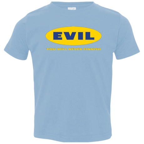 T-Shirts Light Blue / 2T EVIL Never Finnish Toddler Premium T-Shirt