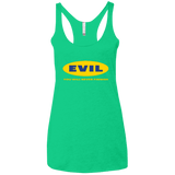 T-Shirts Envy / X-Small EVIL Never Finnish Women's Triblend Racerback Tank