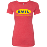 T-Shirts Vintage Red / Small EVIL Never Finnish Women's Triblend T-Shirt
