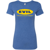 T-Shirts Vintage Royal / Small EVIL Never Finnish Women's Triblend T-Shirt