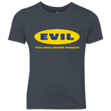 T-Shirts Vintage Navy / YXS EVIL Never Finnish Youth Triblend T-Shirt