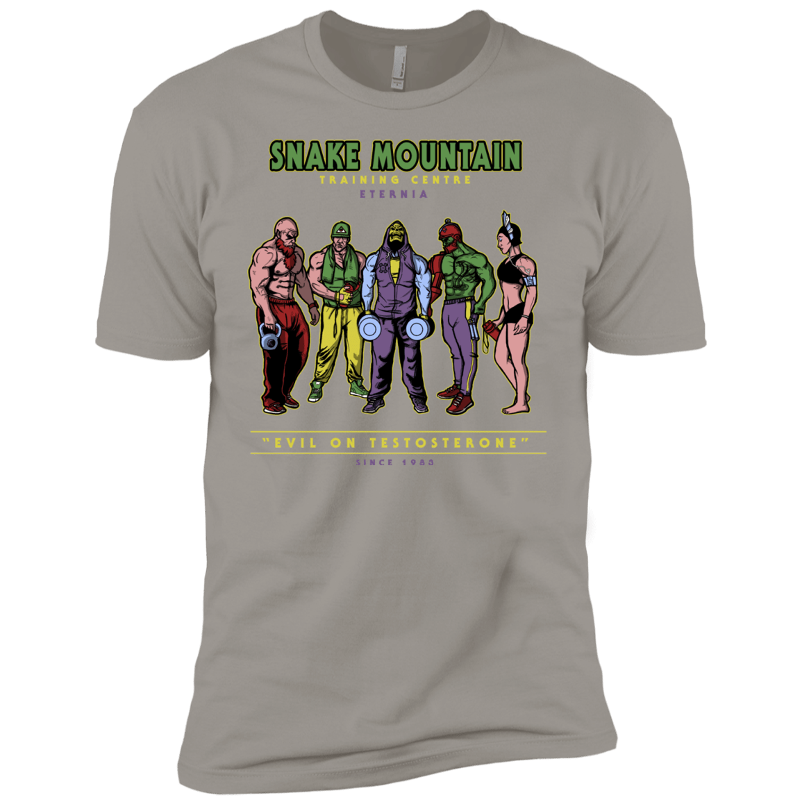 T-Shirts Light Grey / YXS Evil On Testosterone Boys Premium T-Shirt