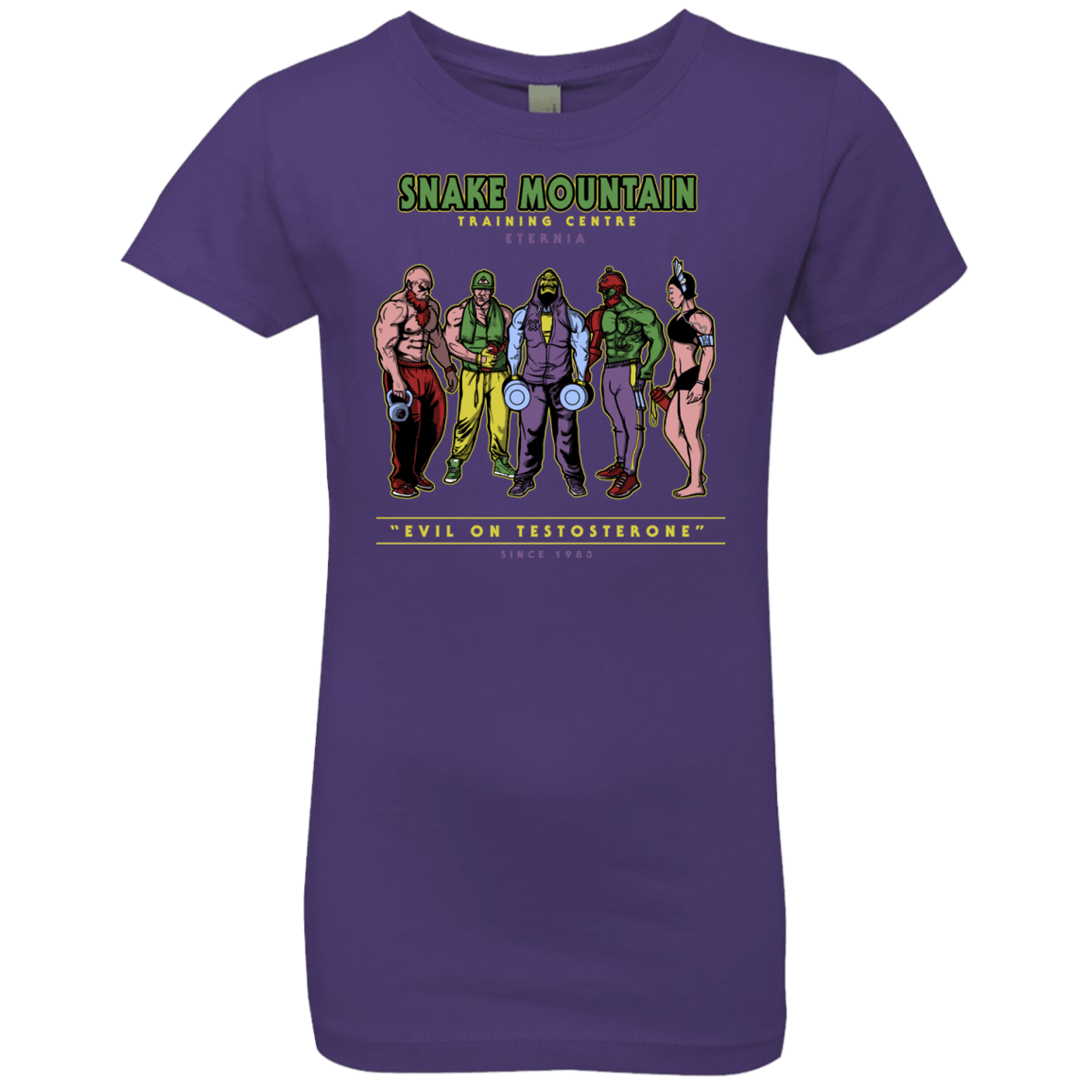 T-Shirts Purple Rush / YXS Evil On Testosterone Girls Premium T-Shirt
