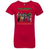 T-Shirts Red / YXS Evil On Testosterone Girls Premium T-Shirt