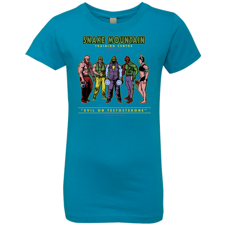 T-Shirts Turquoise / YXS Evil On Testosterone Girls Premium T-Shirt