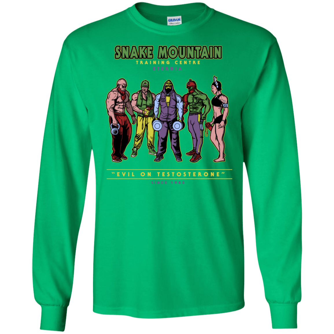 T-Shirts Irish Green / S Evil On Testosterone Men's Long Sleeve T-Shirt