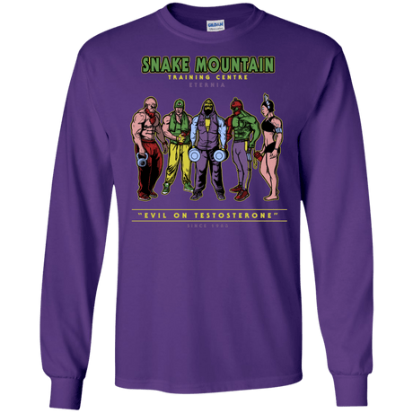 T-Shirts Purple / S Evil On Testosterone Men's Long Sleeve T-Shirt