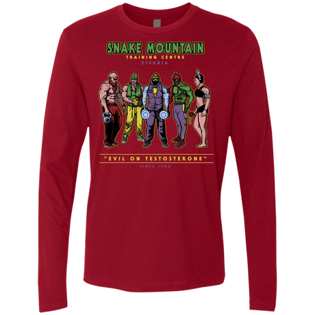 T-Shirts Cardinal / S Evil On Testosterone Men's Premium Long Sleeve