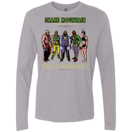 T-Shirts Heather Grey / S Evil On Testosterone Men's Premium Long Sleeve