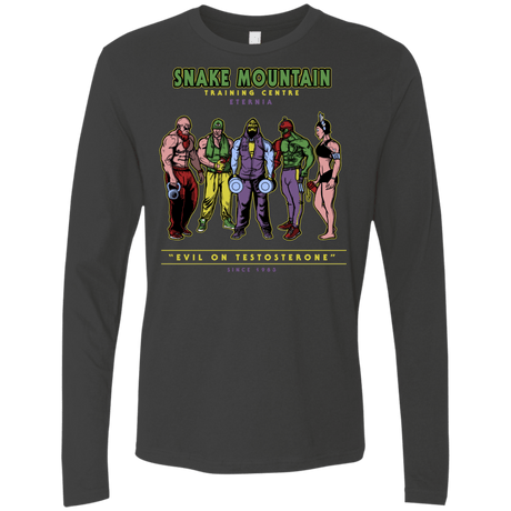 T-Shirts Heavy Metal / S Evil On Testosterone Men's Premium Long Sleeve