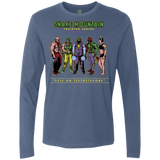 T-Shirts Indigo / S Evil On Testosterone Men's Premium Long Sleeve