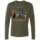 T-Shirts Military Green / S Evil On Testosterone Men's Premium Long Sleeve