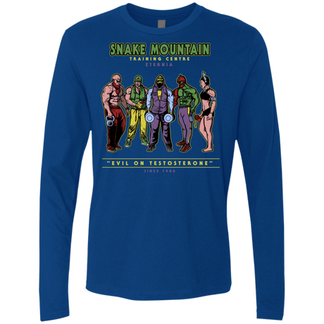 T-Shirts Royal / S Evil On Testosterone Men's Premium Long Sleeve