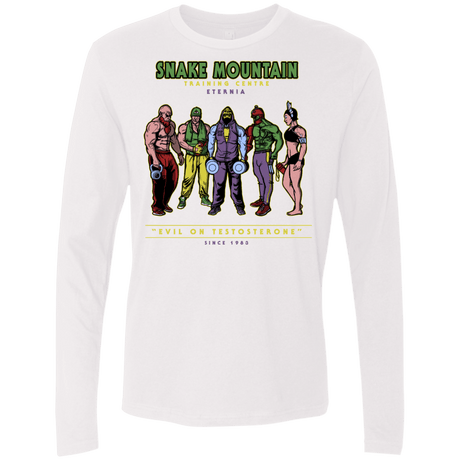 T-Shirts White / S Evil On Testosterone Men's Premium Long Sleeve