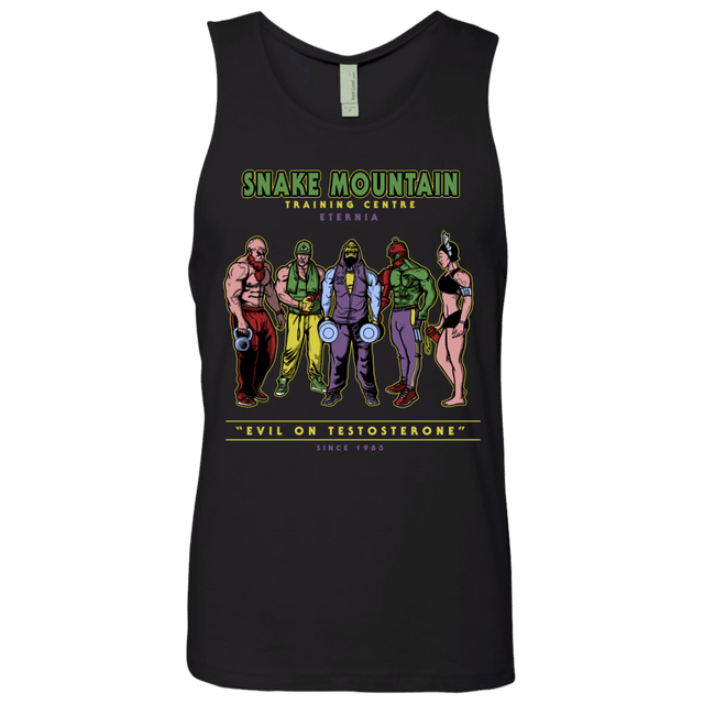 T-Shirts Black / S Evil On Testosterone Men's Premium Tank Top